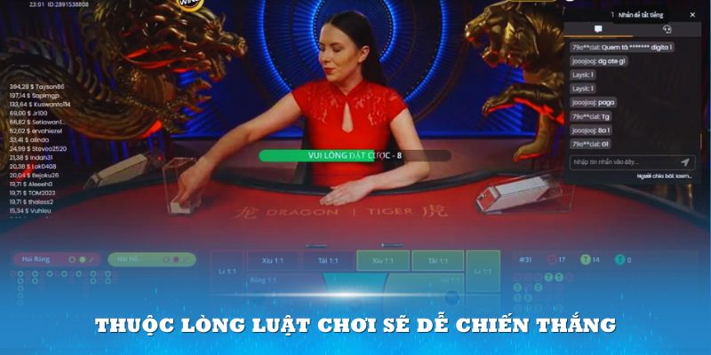 Luật chơi rồng hổ 33Win dễ thắng